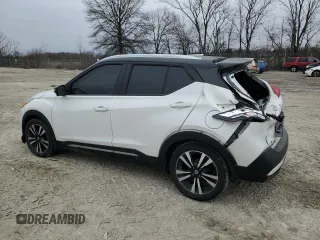 2018 Nissan Kicks SR z VIN 3N1CP5CUXJL530732, wystawiony jako Copart lot #44153325 z przebiegiem 88 456 mil mil oraz Szkoda całkowita • Salvage title. Historia ofert i sprzedaży dostępna na DreamBid. Obrazek 2.