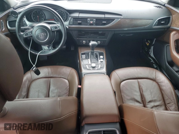 2013 Audi A6 Premium Plus with VIN WAUDFAFC0DN051723, listed as a Copart auction lot 57493605 with 74,881 mi miles and Salvage title. Bid and sale history available at DreamBid. Image 8.