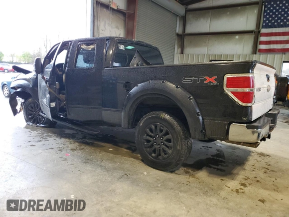 2010 Ford F-150 XL with VIN 1FTEX1E83AFA07593, listed as a Copart auction lot 51984025 with 210,405 mi miles and Salvage Title. Bid and sale history available at carsss.com. Image 2.