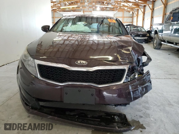 2013 Kia Optima EX with VIN 5XXGN4A76DG223814, listed as a Copart auction lot 59561475 with Not provided miles and Salvage title. Bid and sale history available at DreamBid. Image 5.