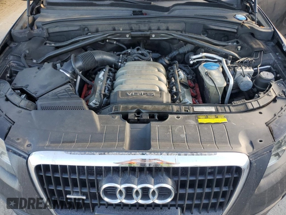 2010 Audi Q5 Premium Plus with VIN WA1LKAFP5AA101025, listed as a Copart auction lot 77333734 with 137,438 mi miles and Salvage title. Bid and sale history available at DreamBid. Image 12.