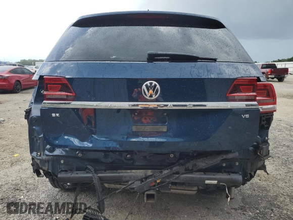 2019 Volkswagen Atlas SE with VIN 1V2DR2CA2KC582271, listed as a Copart auction lot 61592975 with 79,140 mi miles and Salvage title. Bid and sale history available at DreamBid. Image 6.