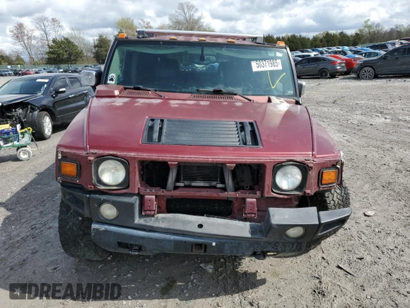 2003 Hummer H2 with VIN 5GRGN23U23H113799, listed as a Copart auction lot 50371985 with 146,044 mi miles and Clean Title. Bid and sale history available at carsss.com. Image 5.