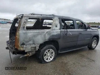 2018 Chevrolet Suburban LT z VIN 1GNSKHKC9JR262273, wystawiony jako Copart lot #51970175 z przebiegiem Nie podano mil oraz Szkoda całkowita • Salvage title. Historia ofert i sprzedaży dostępna na DreamBid. Obrazek 3.