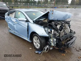 2014 Hyundai Sonata Hybrid Limited with VIN KMHEC4A43EA113606, listed as a IAAI auction lot 41975875 with 1 mi miles. Bid and sale history available at carsss.com. Image 1.