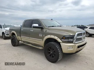 2013 Ram 2500 Laramie Longhorn with VIN 3C6UR5GL9DG607494, listed as a Copart auction lot 53242795 with 212,468 mi miles and Salvage title. Bid and sale history available at DreamBid. Image 1.