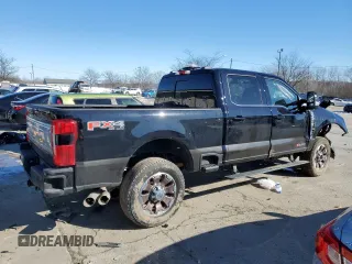 2024 Ford Super Duty F-250 SRW XL with VIN 1FT8W2BM5RED95693, listed as a Copart auction lot 89387805 with 12,322 mi miles and Salvage Title. Bid and sale history available at carsss.com. Image 3.
