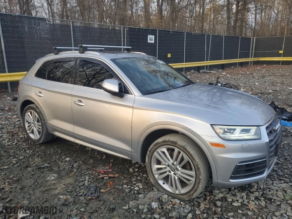 2019 Audi Q5 Premium Plus with VIN WA1BNAFY8K2048666, listed as a Copart auction lot 85196884 with 60,311 mi miles and Salvage Title. Bid and sale history available at carsss.com. Image 4.
