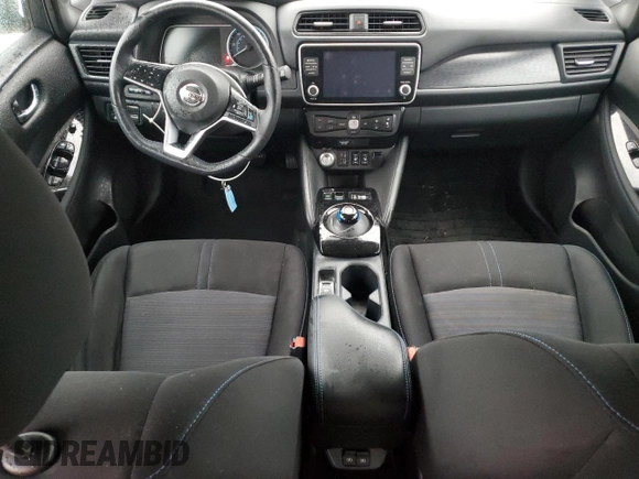 2022 Nissan LEAF SV Plus with VIN 1N4BZ1CVXNC556422, listed as a Copart auction lot 84870204 with 36,481 mi miles and Salvage Title. Bid and sale history available at DreamBid. Image 8.