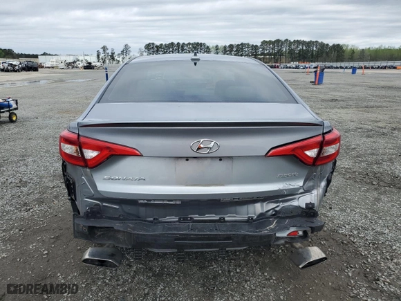 2016 Hyundai Sonata 2.4L Sport with VIN 5NPE34AF0GH422970, listed as a Copart auction lot 50966565 with 78,115 mi miles and Salvage Title. Bid and sale history available at carsss.com. Image 6.