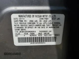 2012 Infiniti M with VIN JN1BY1AR3CM392914, listed as a Copart auction lot 60997925 with 154,801 mi miles and Salvage title. Bid and sale history available at DreamBid. Image 12.