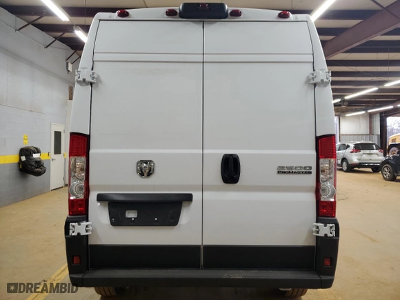 2025 Ram ProMaster Cargo Van Tradesman with VIN 3C6LRVCG3SE512992, listed as a Copart auction lot 47081275 with 0 mi miles and Salvage Title. Bid and sale history available at carsss.com. Image 6.