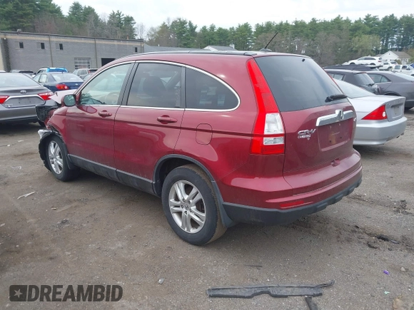 2011 Honda CR-V EX-L with VIN 5J6RE4H77BL012532, listed as a IAAI auction lot 42101102 with 50,965 mi miles. Bid and sale history available at carsss.com. Image 3.