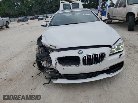 2016 BMW 6 Series 640i with VIN WBA6D0C56GG432211, listed as a Copart auction lot 60895154 with 81,737 mi miles and Salvage Title. Bid and sale history available at carsss.com. Image 5.