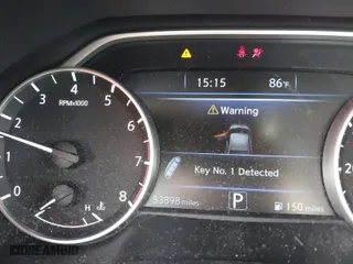2018 Nissan Maxima Platinum with VIN 1N4AA6AP0JC373769, listed as a IAAI auction lot 41867251 with 53,898 mi miles. Bid and sale history available at carsss.com. Image 16.