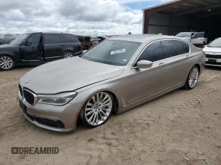 2016 BMW 7 Series 750i with VIN WBA7F0C56GGL99760, listed as a Copart auction lot 70327864 with 0 mi miles and Clean Title. Bid and sale history available at carsss.com. Image 1.