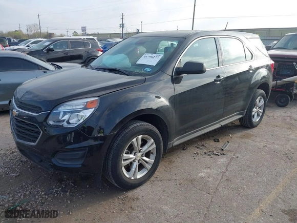2016 Chevrolet Equinox LS with VIN 2GNALBEK3G1184566, listed as a IAAI auction lot 41790277 with 100,602 mi miles. Bid and sale history available at carsss.com. Image 2.