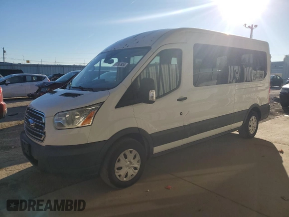 2015 Ford Transit Passenger XL z VIN 1FBAX2CM6FKA30454, wystawiony jako Copart lot #77567934 z przebiegiem 253 608 mil mil oraz Czysty tytuł • Clean title. Historia ofert i sprzedaży dostępna na DreamBid. Obrazek 1.