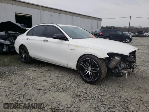 2017 Mercedes-Benz E-Class AMG E 43 with VIN WDDZF6EB0HA163696, listed as a Copart auction lot 44795933 with Not Provided miles. Bid and sale history available at carsss.com. Image 4.