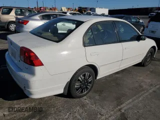 2004 Honda Civic LX with VIN 2HGES16664H532566, listed as a Copart auction lot 46733735 with 204,456 mi miles and Clean Title. Bid and sale history available at DreamBid. Image 3.