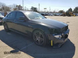 2018 Mercedes-Benz E-Class AMG E 43 with VIN WDDZF6EB3JA485139, listed as a Copart auction lot 44461133 with 52,487 mi miles. Bid and sale history available at carsss.com. Image 4.