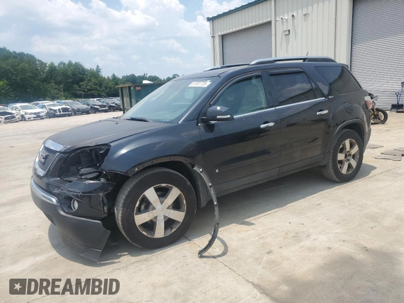 2009 GMC Acadia SLT2 with VIN 1GKER33D49J189310, listed as a Copart auction lot 61991705 with 165,339 mi miles and Salvage title. Bid and sale history available at DreamBid. Image 1.