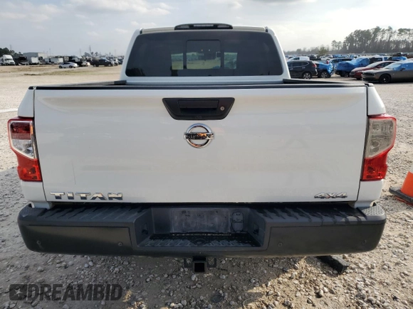 2021 Nissan Titan S with VIN 1N6AA1ECXMN510209, listed as a Copart auction lot 45485795 with 71,495 mi miles and Salvage title. Bid and sale history available at DreamBid. Image 6.