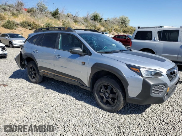 2024 Subaru Outback Wilderness with VIN 4S4BTGUD8R3216661, listed as a Copart auction lot 60155255 with 27,572 mi miles and Salvage title. Bid and sale history available at DreamBid. Image 4.