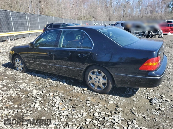 2003 Lexus LS 430 z VIN JTHBN30FX30098697, wystawiony jako Copart lot #49048675 z przebiegiem 257 035 mil mil oraz Szkoda całkowita • Salvage title. Historia ofert i sprzedaży dostępna na DreamBid. Obrazek 2.