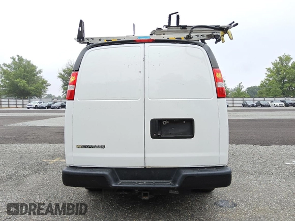 2020 Chevrolet Express Cargo with VIN 1GCWGAFG0L1178831, listed as a Copart auction lot 62545515 with 103,007 mi miles and Clean title. Bid and sale history available at DreamBid. Image 6.