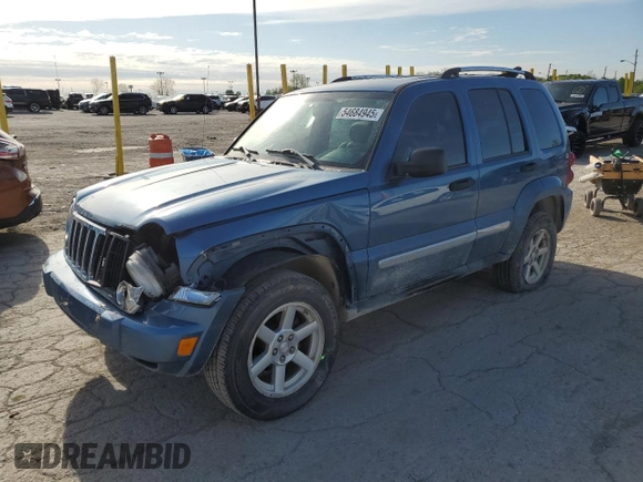 2006 Jeep Liberty Limited z VIN 1J4GL58K76W242390, wystawiony jako Copart lot #54684945 z przebiegiem 167 706 mil mil oraz Szkoda całkowita • Salvage title. Historia ofert i sprzedaży dostępna na DreamBid. Obrazek 1.