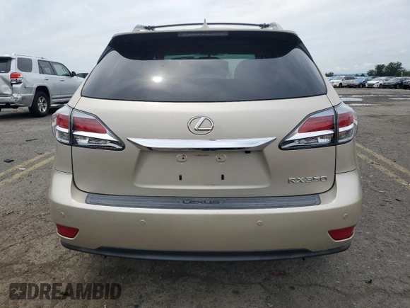 2015 Lexus RX 350 with VIN 2T2BK1BA0FC306785, listed as a Copart auction lot 63072125 with 109,640 mi miles and Salvage title. Bid and sale history available at DreamBid. Image 6.