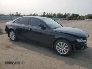2012 Audi A4 Premium with VIN WAUAFAFL9CN019838, listed as a Copart auction lot 60130425 with 140,416 mi miles and Salvage title. Bid and sale history available at DreamBid. Image 4.