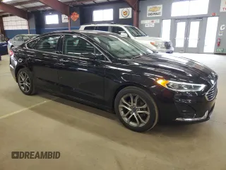 2019 Ford Fusion SEL with VIN 3FA6P0CD3KR145241, listed as a Copart auction lot 54195395 with 114,371 mi miles and Clean Title. Bid and sale history available at carsss.com. Image 4.