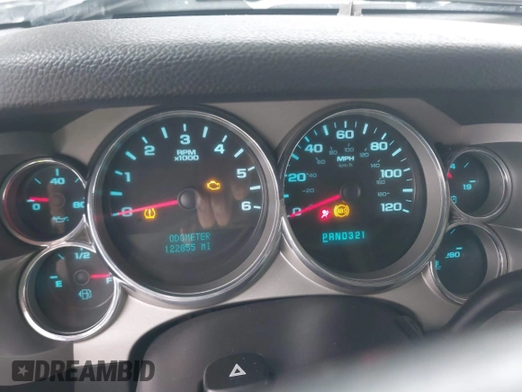 2007 Chevrolet Silverado 1500 LT w/1LT with VIN 2GCEC19J771665197, listed as a IAAI auction lot 41725768 with 122,855 mi miles. Bid and sale history available at carsss.com. Image 7.