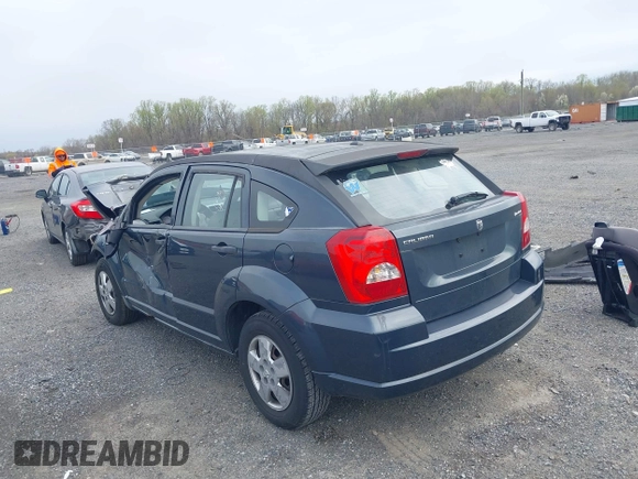 2007 Dodge Caliber with VIN 1B3HB28B17D350160, listed as a IAAI auction lot 41988479 with 174,949 mi miles. Bid and sale history available at carsss.com. Image 3.