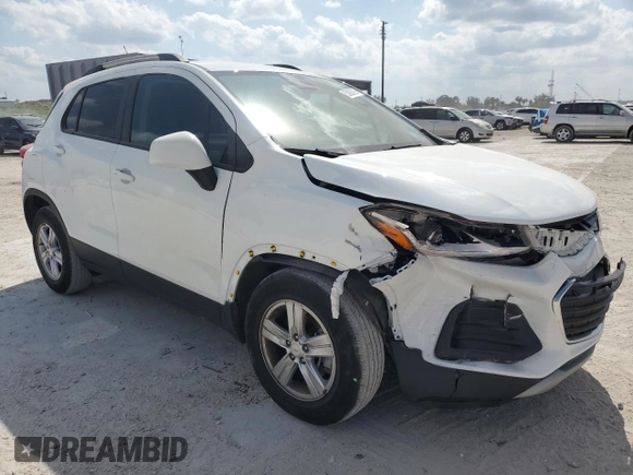 2022 Chevrolet Trax LT z VIN KL7CJLSM9NB562578, wystawiony jako Copart lot #53083895 z przebiegiem 17 916 mil mil oraz Szkoda całkowita • Salvage title. Historia ofert i sprzedaży dostępna na DreamBid. Obrazek 4.
