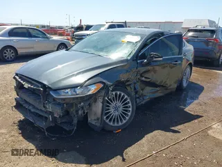 2016 Ford Fusion Titanium with VIN 3FA6P0K98GR158877, listed as a IAAI auction lot 41994013 with 57,027 mi miles and . Bid and sale history available at DreamBid. Image 18.