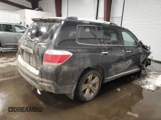 2012 Toyota Highlander Limited with VIN 5TDDK3EH2CS129130, listed as a Copart auction lot 45463835 with 0 mi miles and Salvage Title. Bid and sale history available at carsss.com. Image 3.