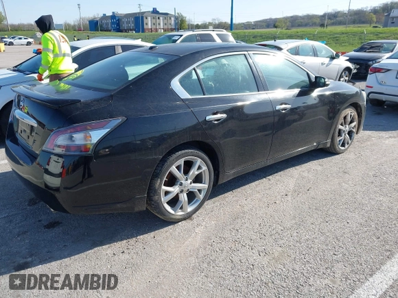 2012 Nissan Maxima SV with VIN 1N4AA5AP4CC831052, listed as a IAAI auction lot 41991290 with 171,348 mi miles and . Bid and sale history available at DreamBid. Image 4.