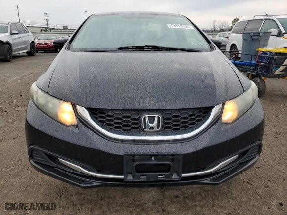2014 Honda Civic Sedan LX with VIN 2HGFB2F57EH552005, listed as a Copart auction lot 53118125 with 174,536 mi miles and Clean Title. Bid and sale history available at carsss.com. Image 5.