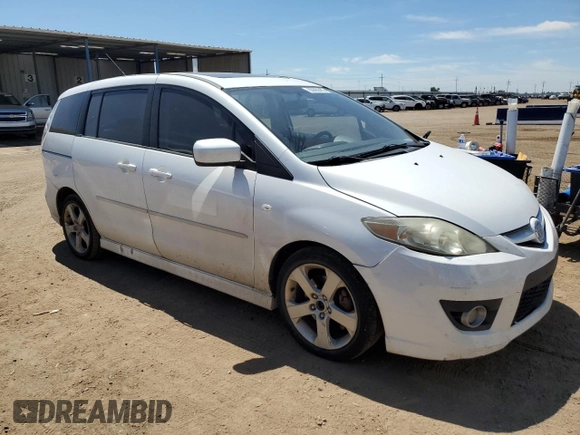 2007 Mazda 5 Touring with VIN JM1CR293670134081, listed as a Copart auction lot 63690455 with 138,117 mi miles and Salvage title. Bid and sale history available at DreamBid. Image 4.