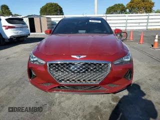2020 Genesis G70 3.3T z VIN KMTG34LEXLU057731, wystawiony jako Copart lot #48794325 z przebiegiem 93 504 mil mil oraz Szkoda całkowita • Salvage title. Historia ofert i sprzedaży dostępna na DreamBid. Obrazek 5.