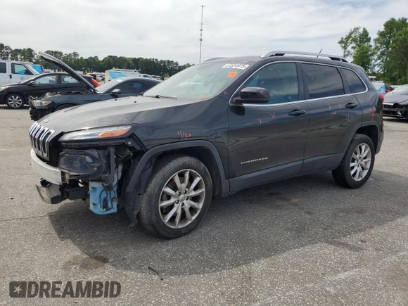 2014 Jeep Cherokee Limited z VIN 1C4PJMDS1EW132204, wystawiony jako Copart lot #57324975 z przebiegiem 98 899 mil mil oraz Szkoda całkowita • Salvage title. Historia ofert i sprzedaży dostępna na DreamBid. Obrazek 1.