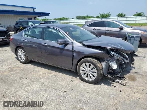 2015 Honda Accord EX-L с VIN 1HGCR2F84FA272843, выставлен на аукционе Copart как лот 61009575 с пробегом 69 566 миль миль и На запчасти • Non repairable. История ставок и продаж доступна на DreamBid. Изображение 4.