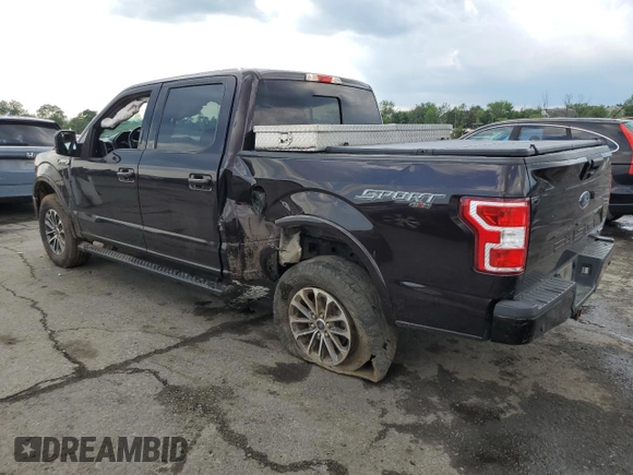 2019 Ford F-150 XL with VIN 1FTEW1EP4KFD32054, listed as a Copart auction lot 63622085 with 76,386 mi miles and Salvage title. Bid and sale history available at DreamBid. Image 2.
