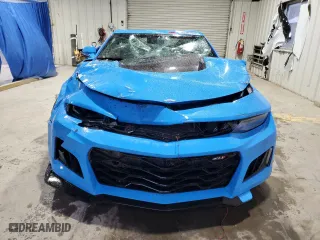 2022 Chevrolet Camaro ZL1 with VIN 1G1FK1R63N0133918, listed as a Copart auction lot 80301594 with 0 mi miles and Salvage Title. Bid and sale history available at carsss.com. Image 5.