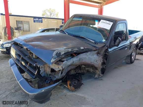 1993 Ford Ranger XL with VIN 1FTCR10U6PTA29717, listed as a IAAI auction lot 41832606 with 58,996 mi miles. Bid and sale history available at carsss.com. Image 6.