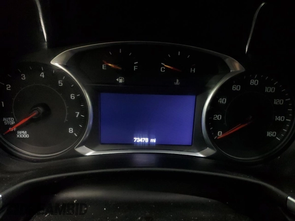 2020 Chevrolet Equinox LT z VIN 2GNAXJEV7L6235671, wystawiony jako Copart lot #45578345 z przebiegiem 73 478 mil mil oraz Nie do naprawy • Non repairable. Historia ofert i sprzedaży dostępna na DreamBid. Obrazek 9.