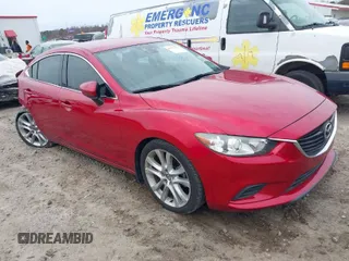 2014 Mazda Mazda6 i Touring with VIN JM1GJ1T61E1147642, listed as a IAAI auction lot 41752571 with 87,714 mi miles. Bid and sale history available at carsss.com. Image 1.